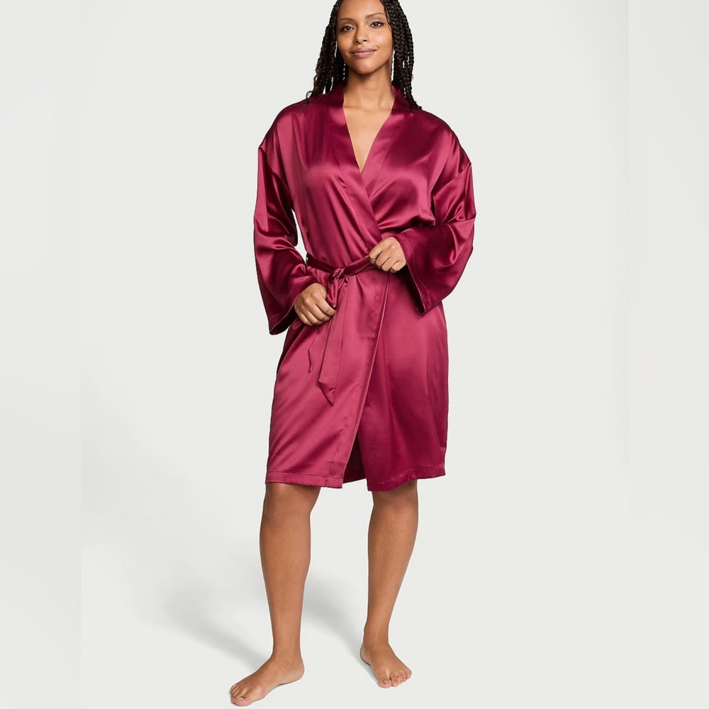 VICTORIA'S SECRET Satin Midi Robe